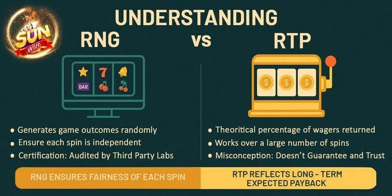 Công nghệ RNG & RTP tại Sunwin đảm bảo tính minh bạch
