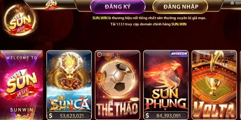 Đăng nhập Sunwin để trải nghiệm ngay hệ thống trò chơi đổi thưởng 