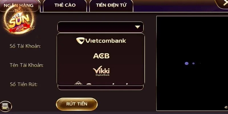 Rút tiền Sunwin nhanh chóng, an toàn với hệ thống thanh toán tự động
