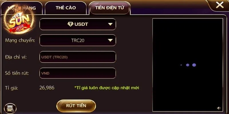 Những lưu ý quan trọng để rút tiền Sunwin thành công